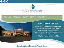 Tablet Screenshot of ocalawoundcare.com
